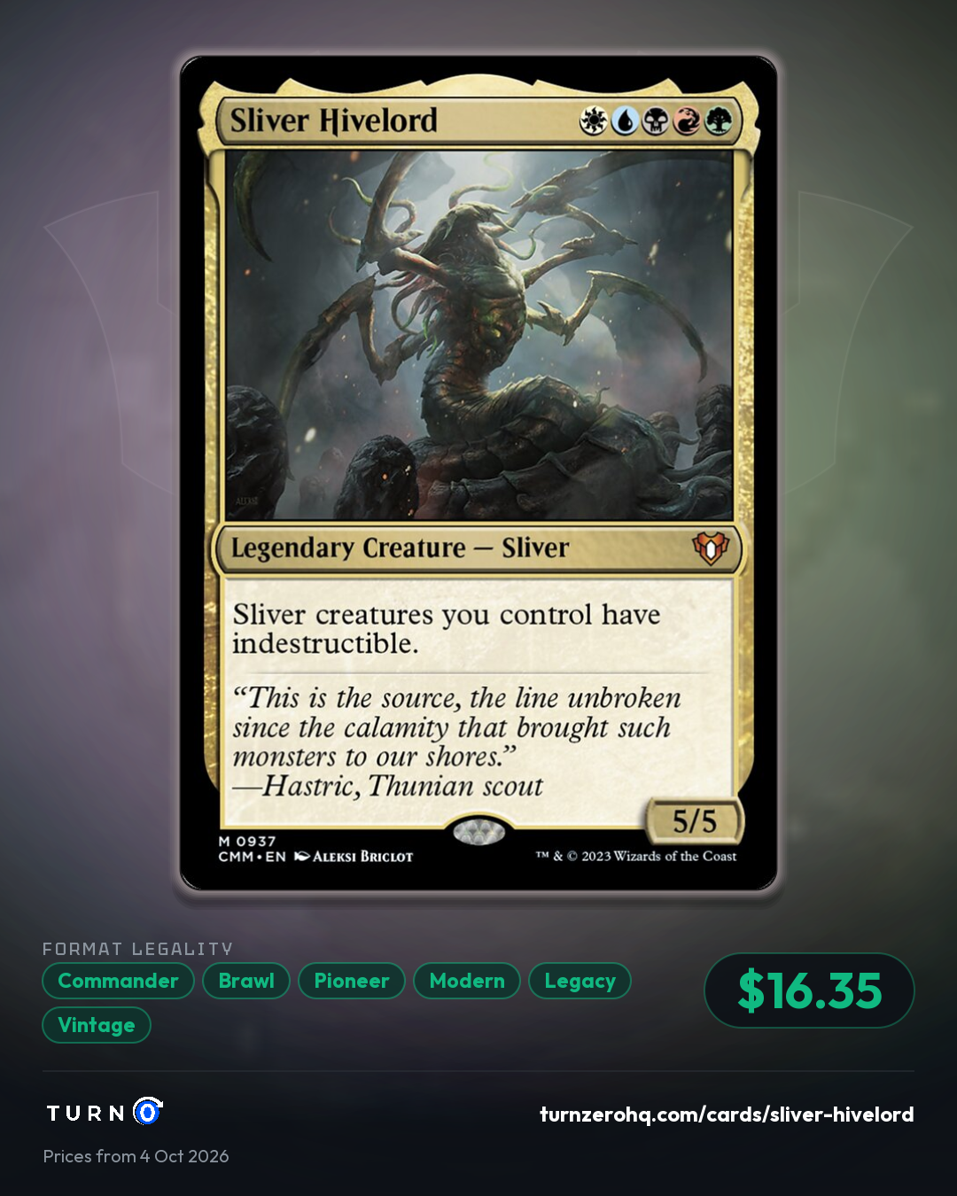 Shareable picture of Sliver Hivelord