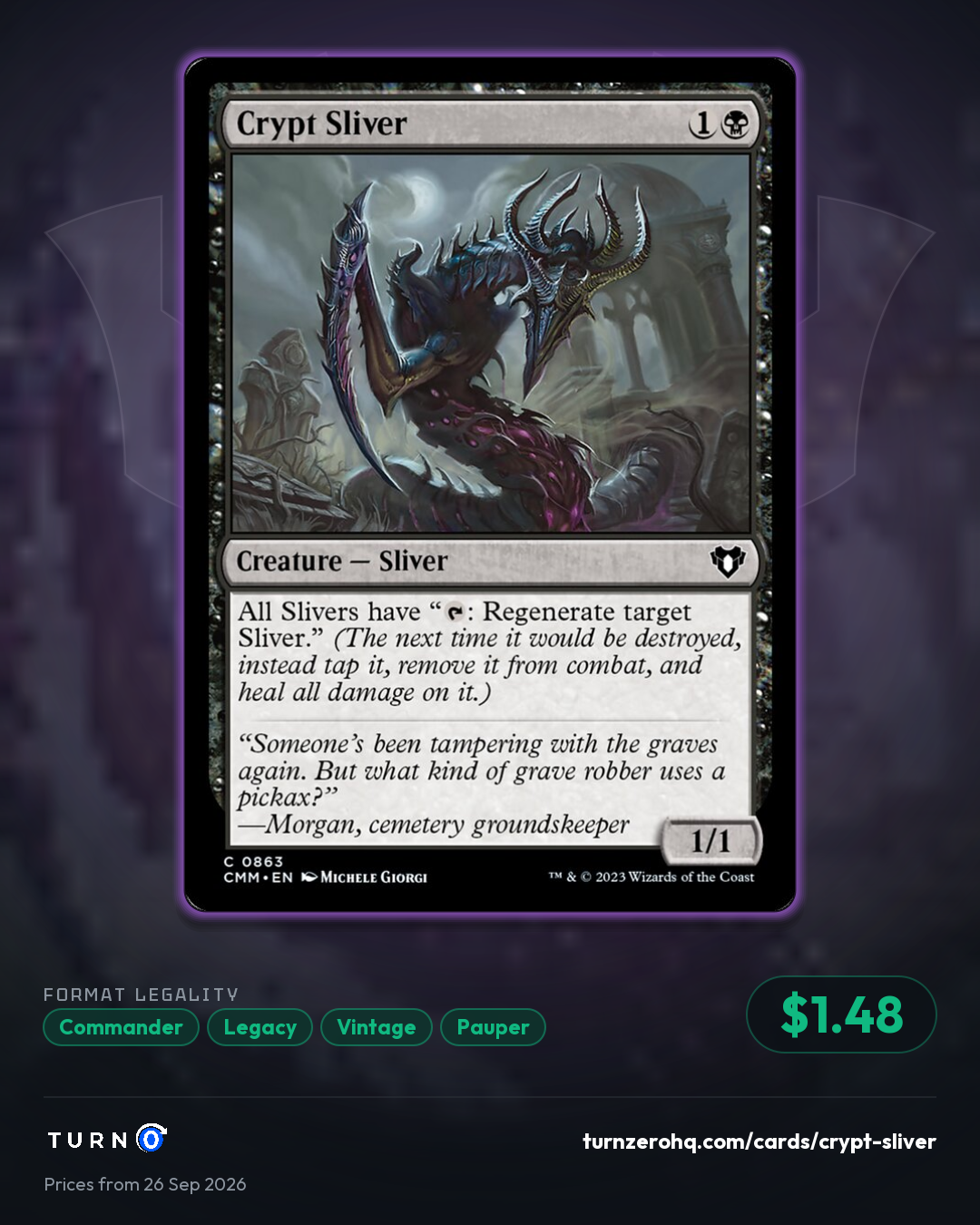 Shareable picture of Crypt Sliver