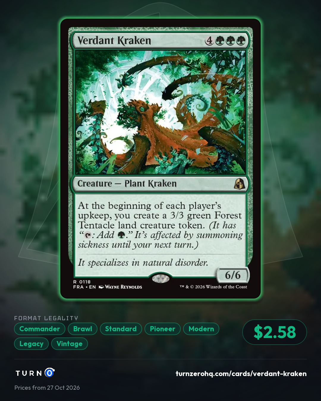 Shareable picture of Verdant Kraken