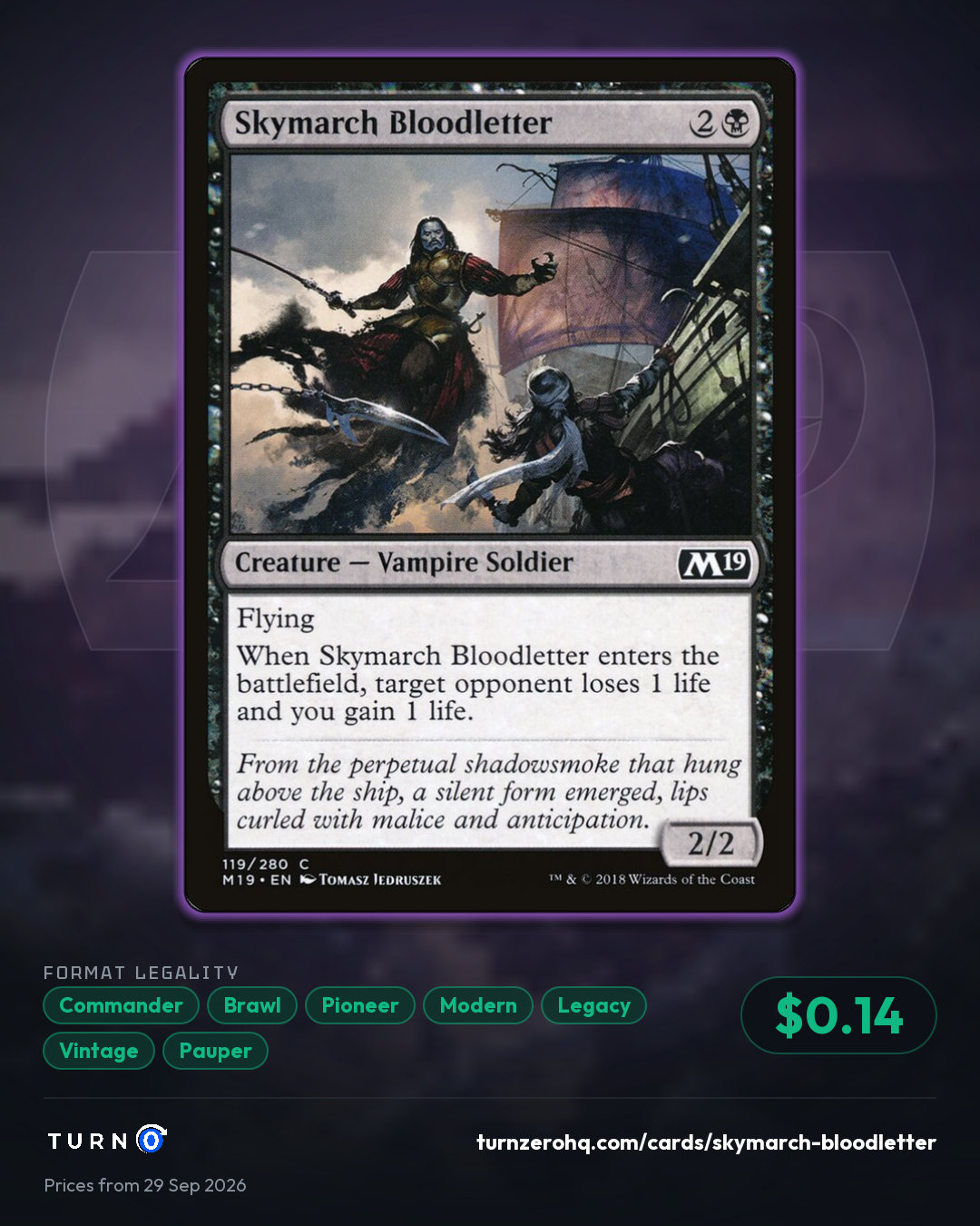 Shareable picture of Skymarch Bloodletter
