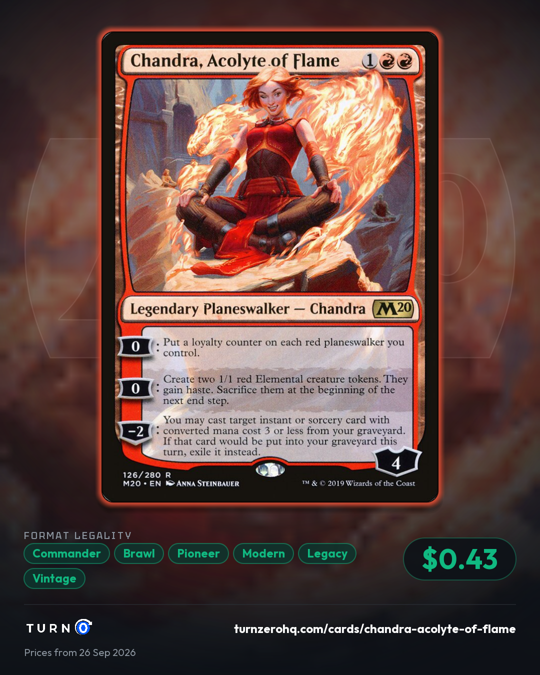 Shareable picture of Chandra, Acolyte of Flame