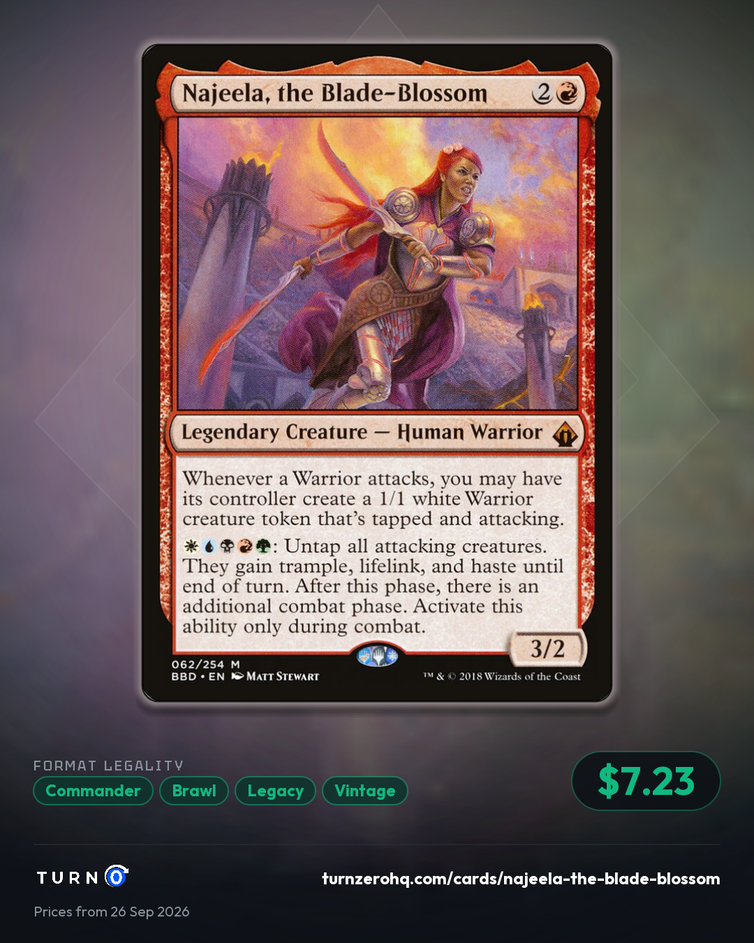 Shareable picture of Najeela, the Blade-Blossom