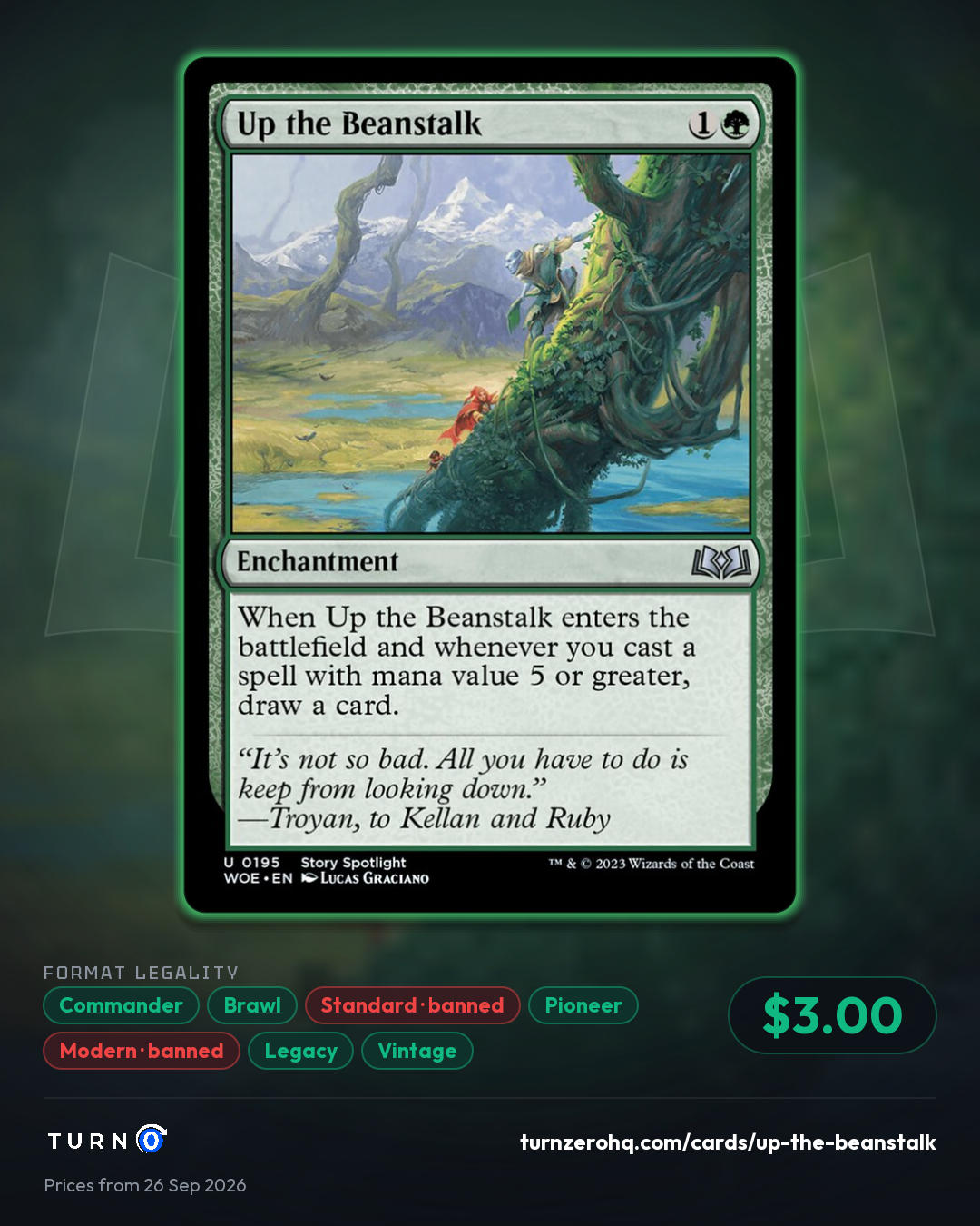 Shareable picture of Up the Beanstalk