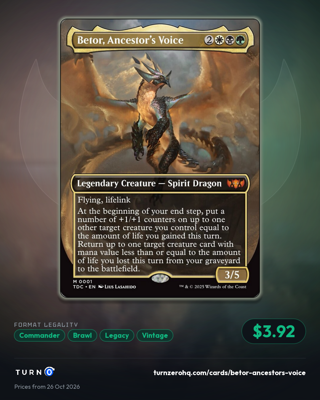 Shareable picture of Betor, Ancestor's Voice