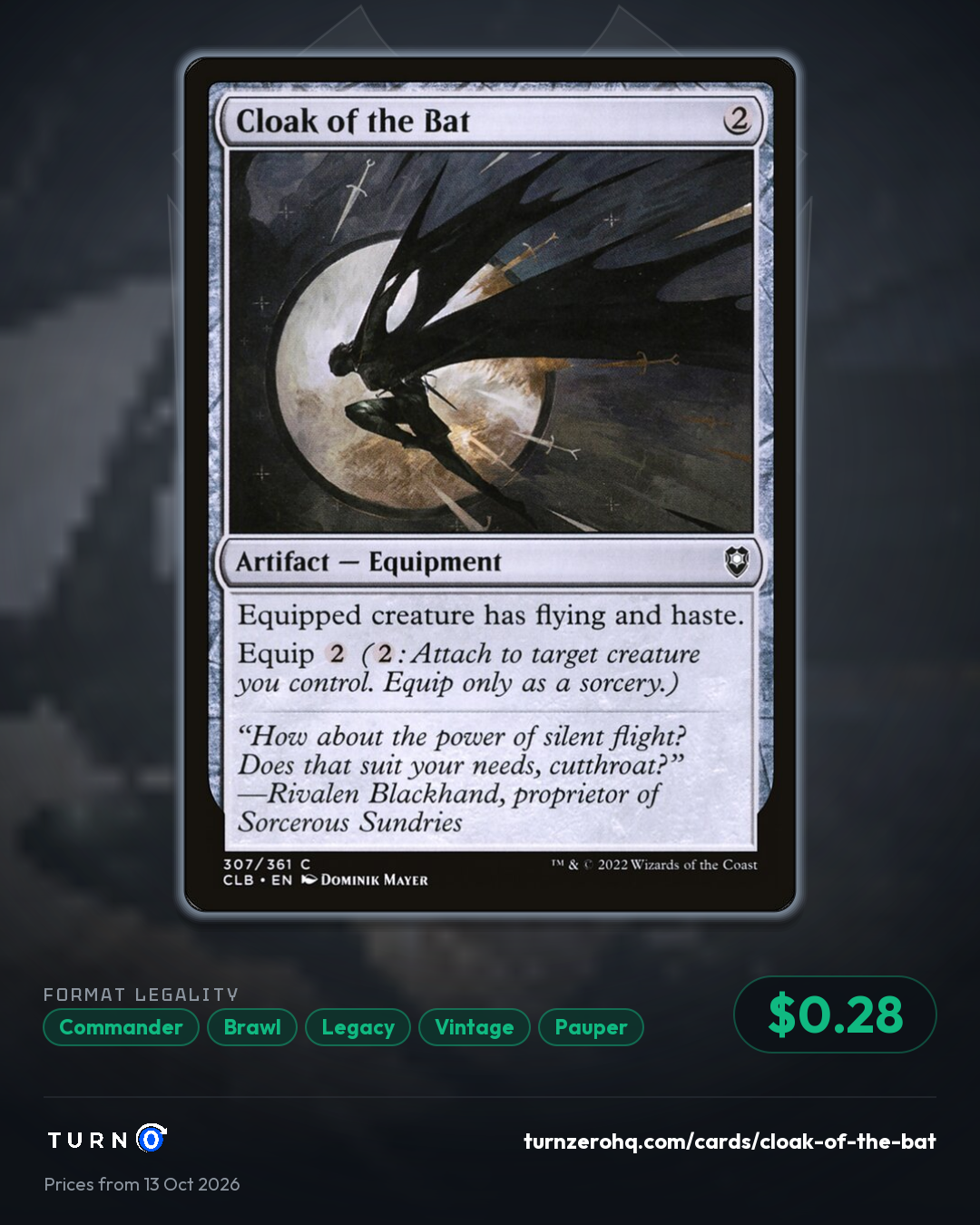 Shareable picture of Cloak of the Bat