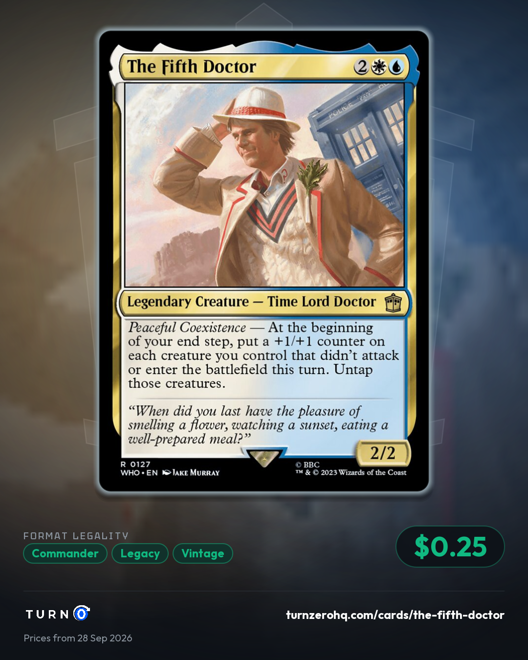 Shareable picture of The Fifth Doctor