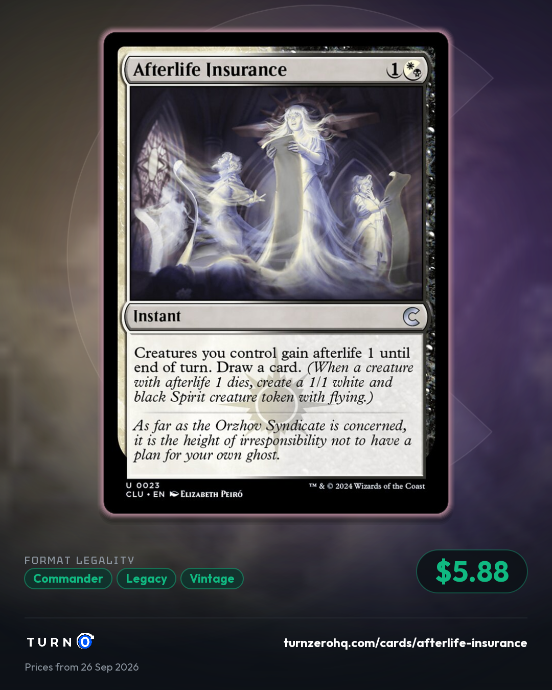 Shareable picture of Afterlife Insurance