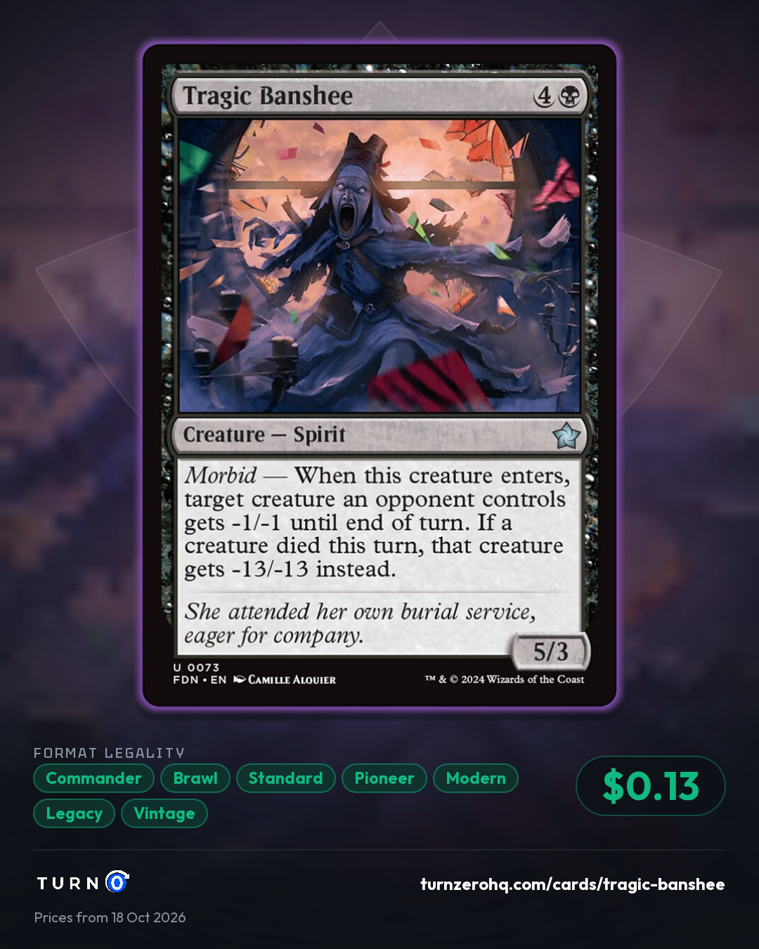 Shareable picture of Tragic Banshee