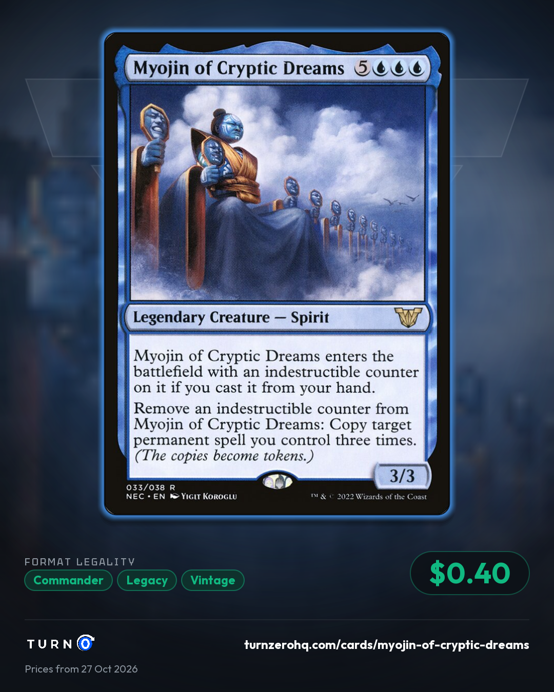 Shareable picture of Myojin of Cryptic Dreams