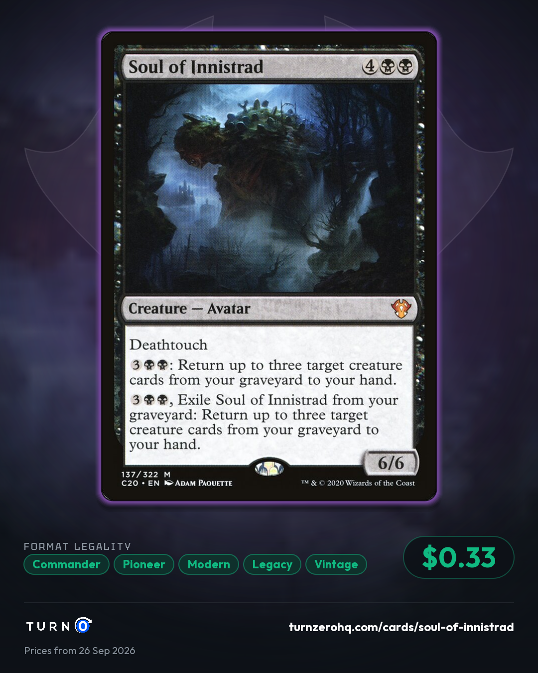 Shareable picture of Soul of Innistrad