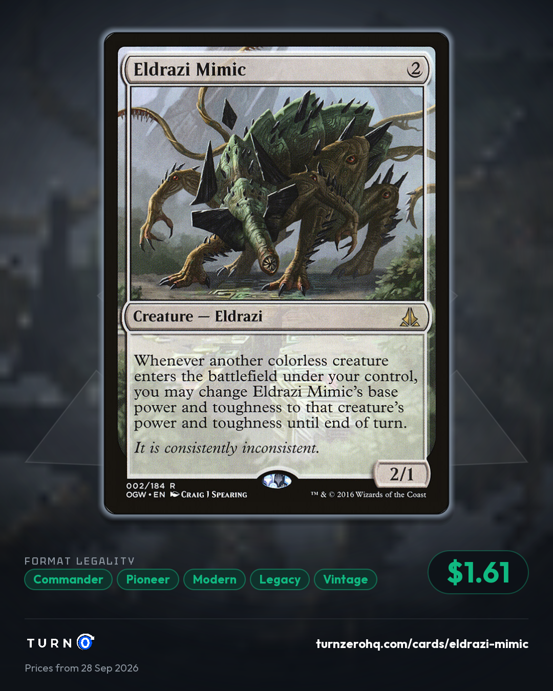 Shareable picture of Eldrazi Mimic