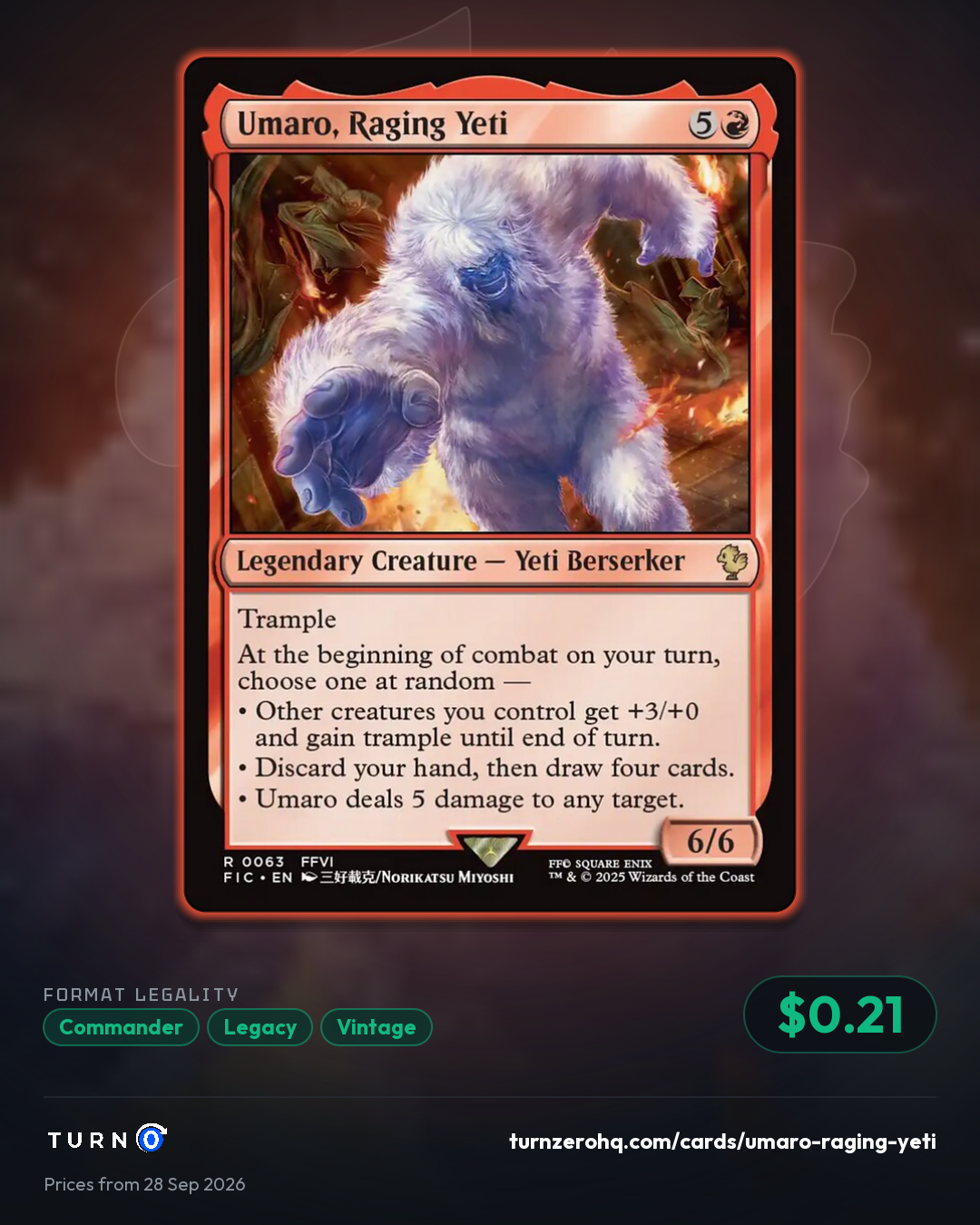 Shareable picture of Umaro, Raging Yeti