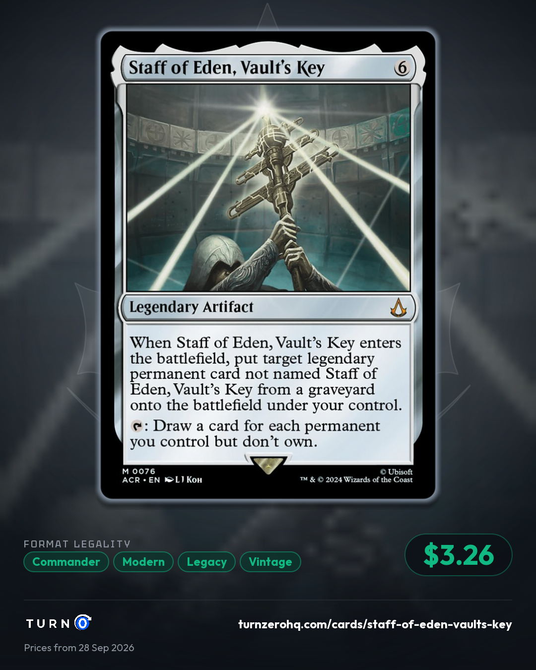 Shareable picture of Staff of Eden, Vault's Key