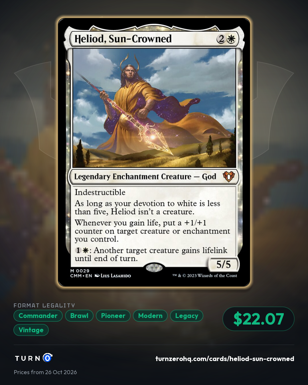 Shareable picture of Heliod, Sun-Crowned