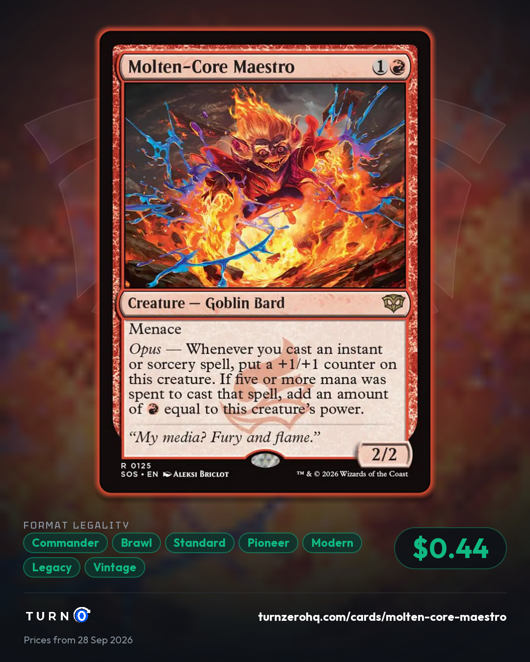 Shareable picture of Molten-Core Maestro