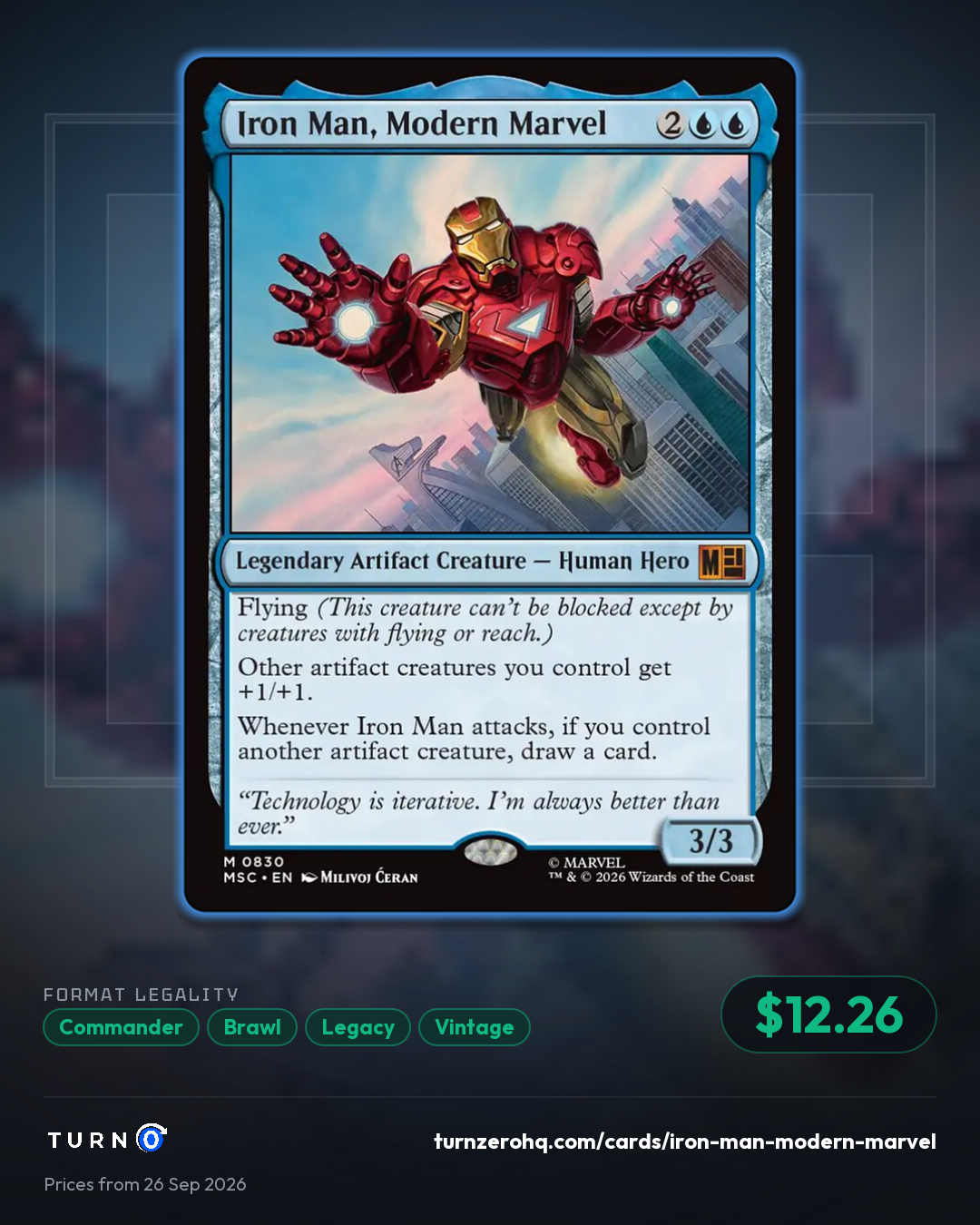 Shareable picture of Iron Man, Modern Marvel