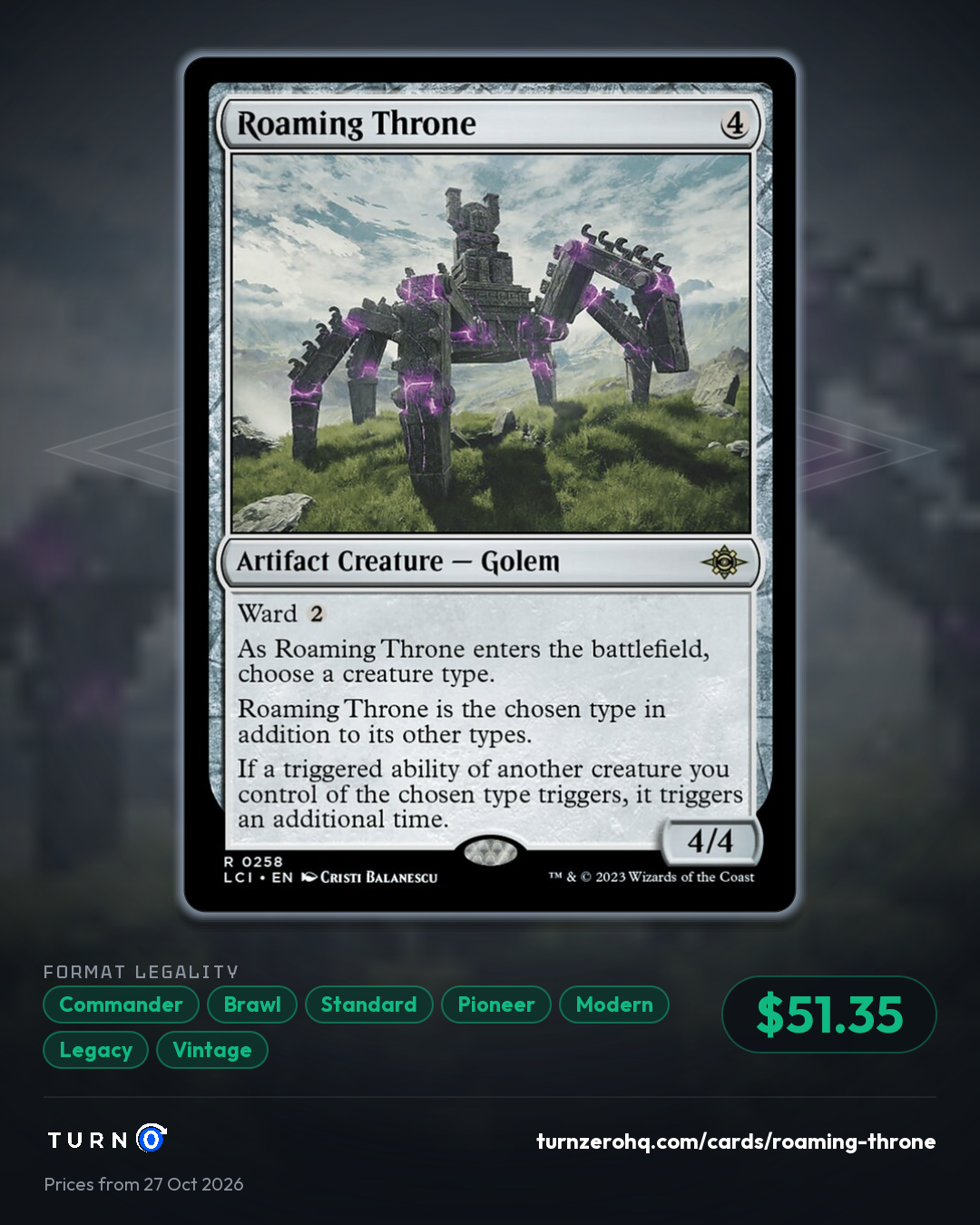 Shareable picture of Roaming Throne