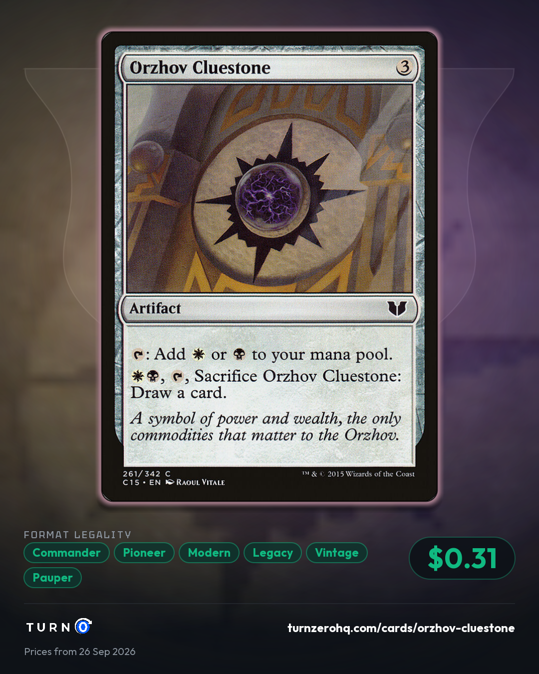 Shareable picture of Orzhov Cluestone