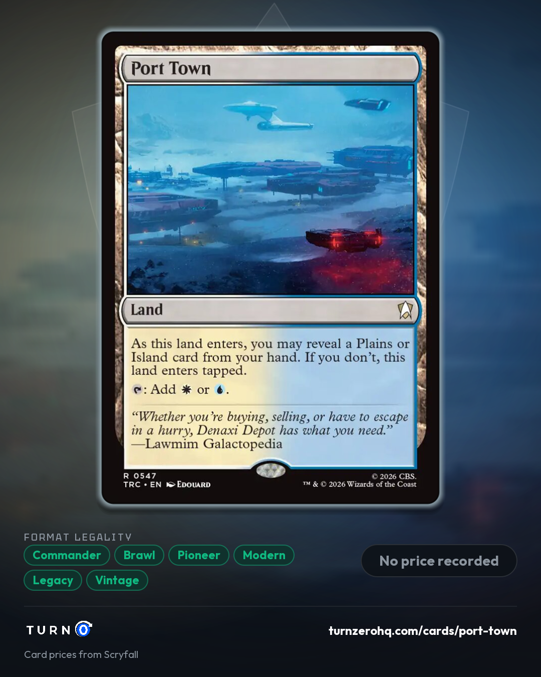 Shareable picture of Port Town