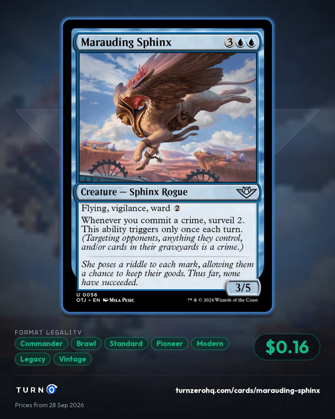 Shareable picture of Marauding Sphinx