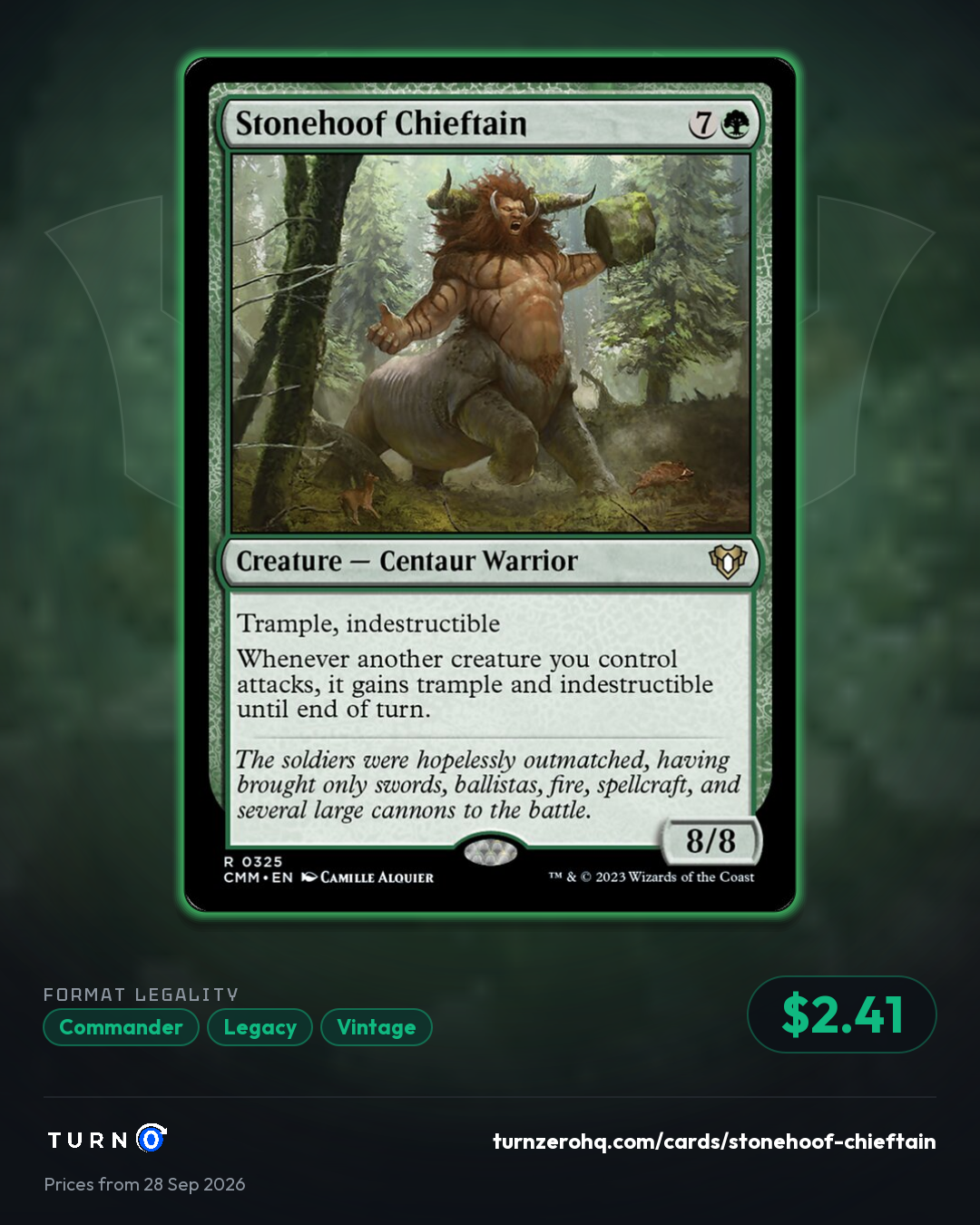Shareable picture of Stonehoof Chieftain
