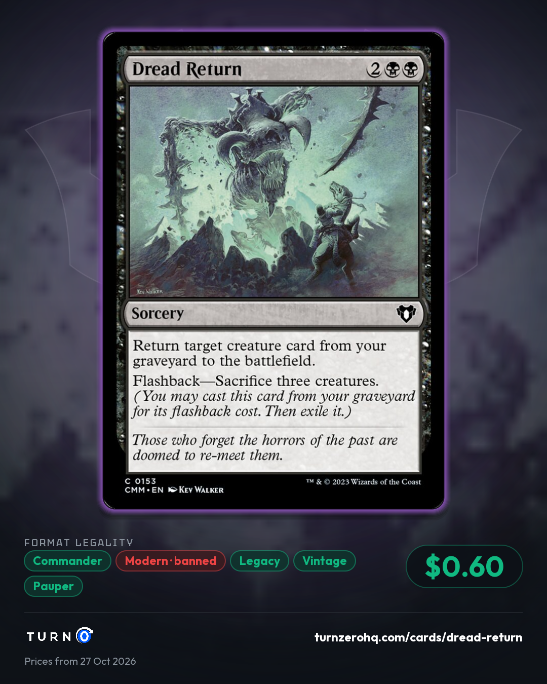 Shareable picture of Dread Return