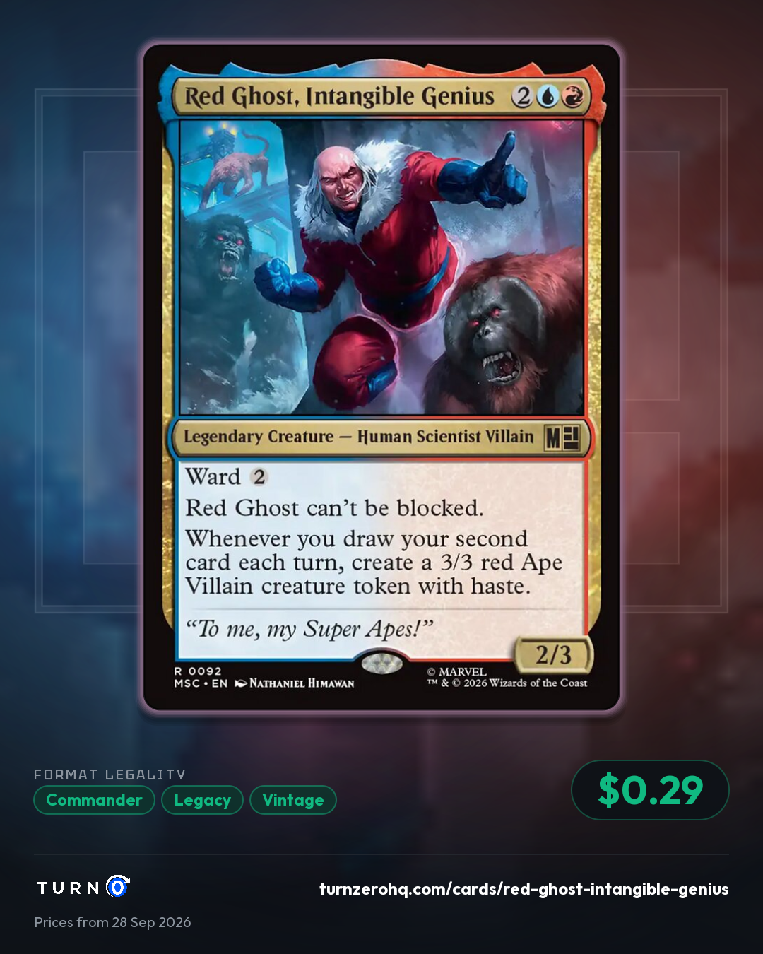 Shareable picture of Red Ghost, Intangible Genius