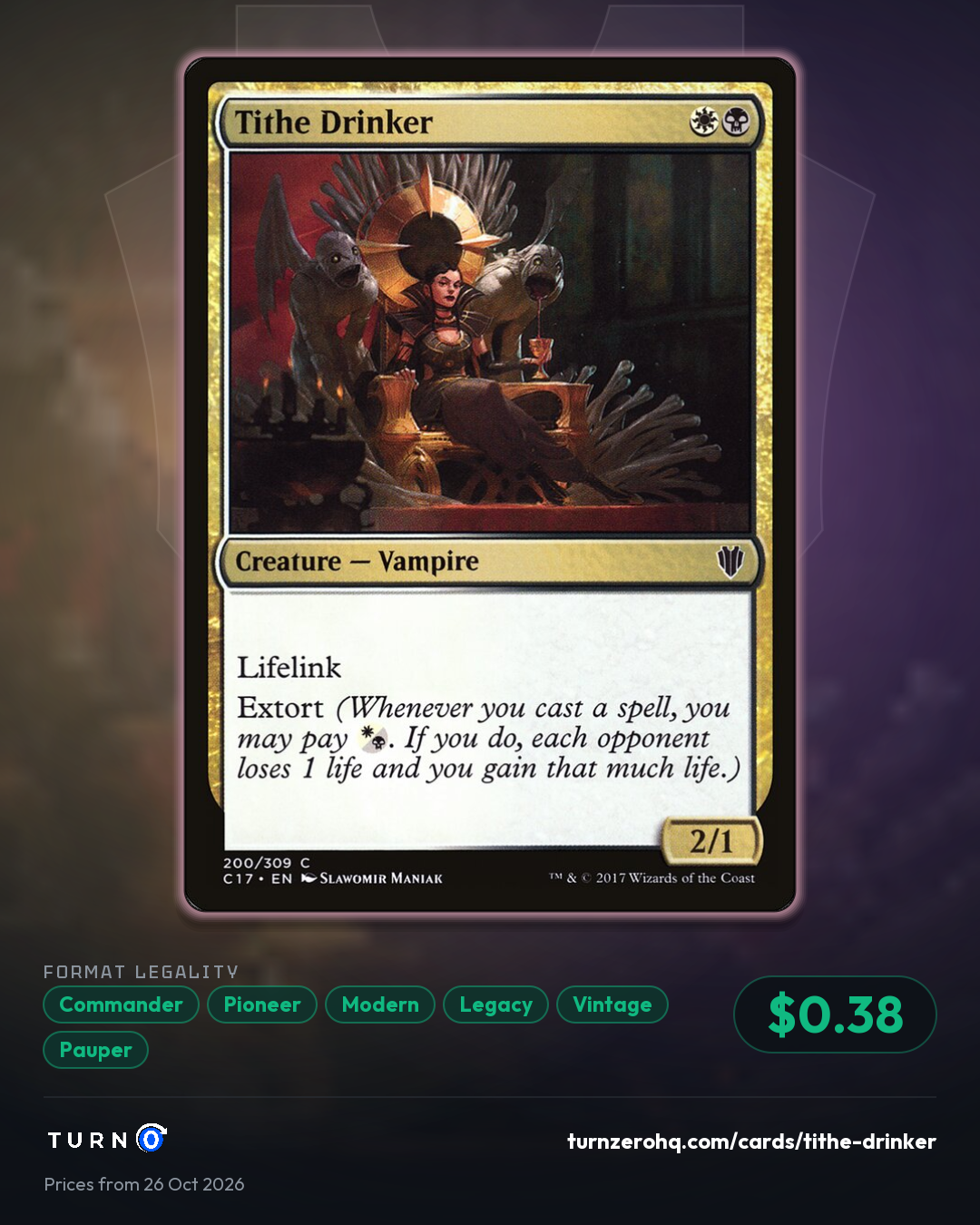 Shareable picture of Tithe Drinker