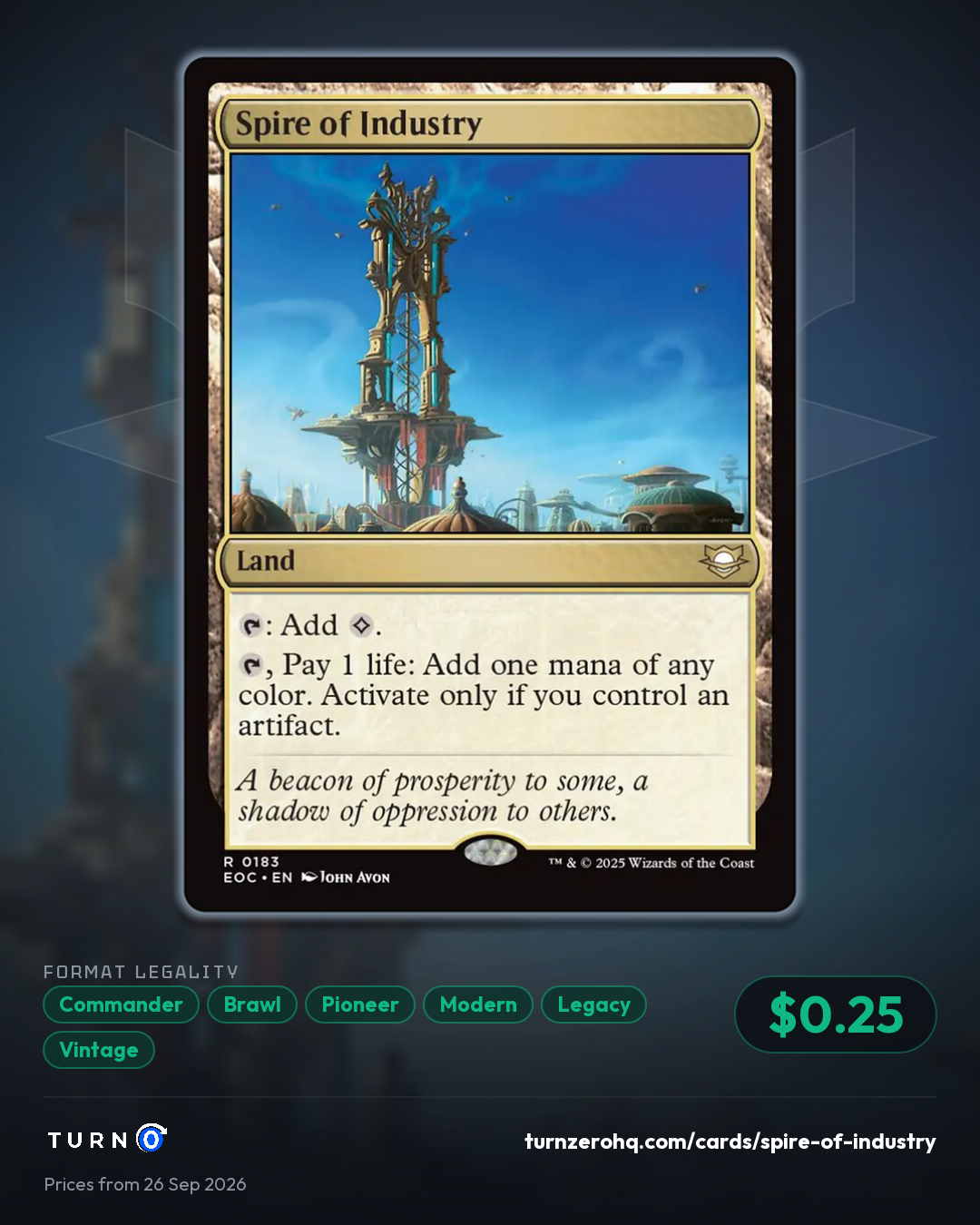 Shareable picture of Spire of Industry
