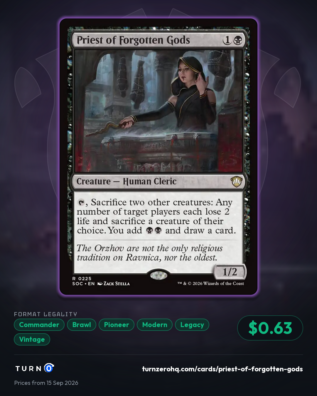 Shareable picture of Priest of Forgotten Gods