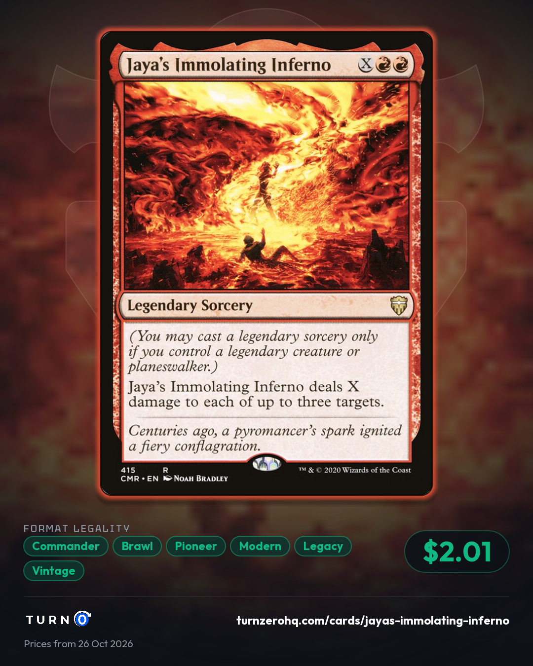 Shareable picture of Jaya's Immolating Inferno