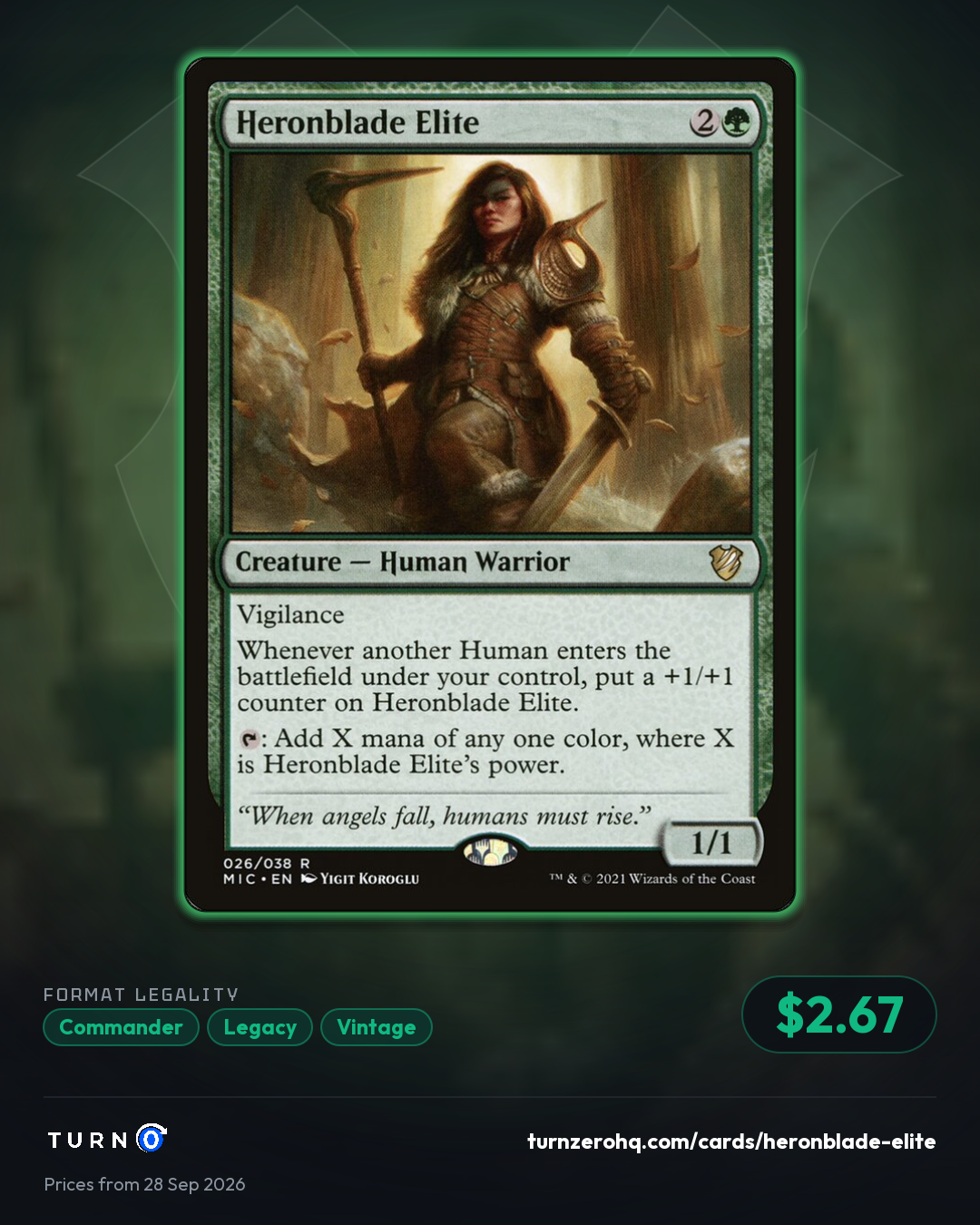 Shareable picture of Heronblade Elite