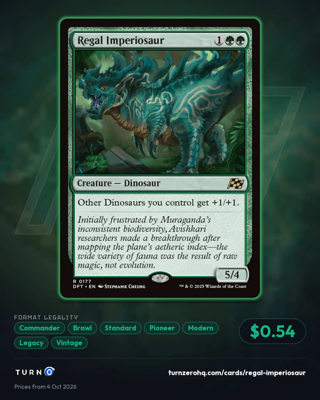 Shareable picture of Regal Imperiosaur