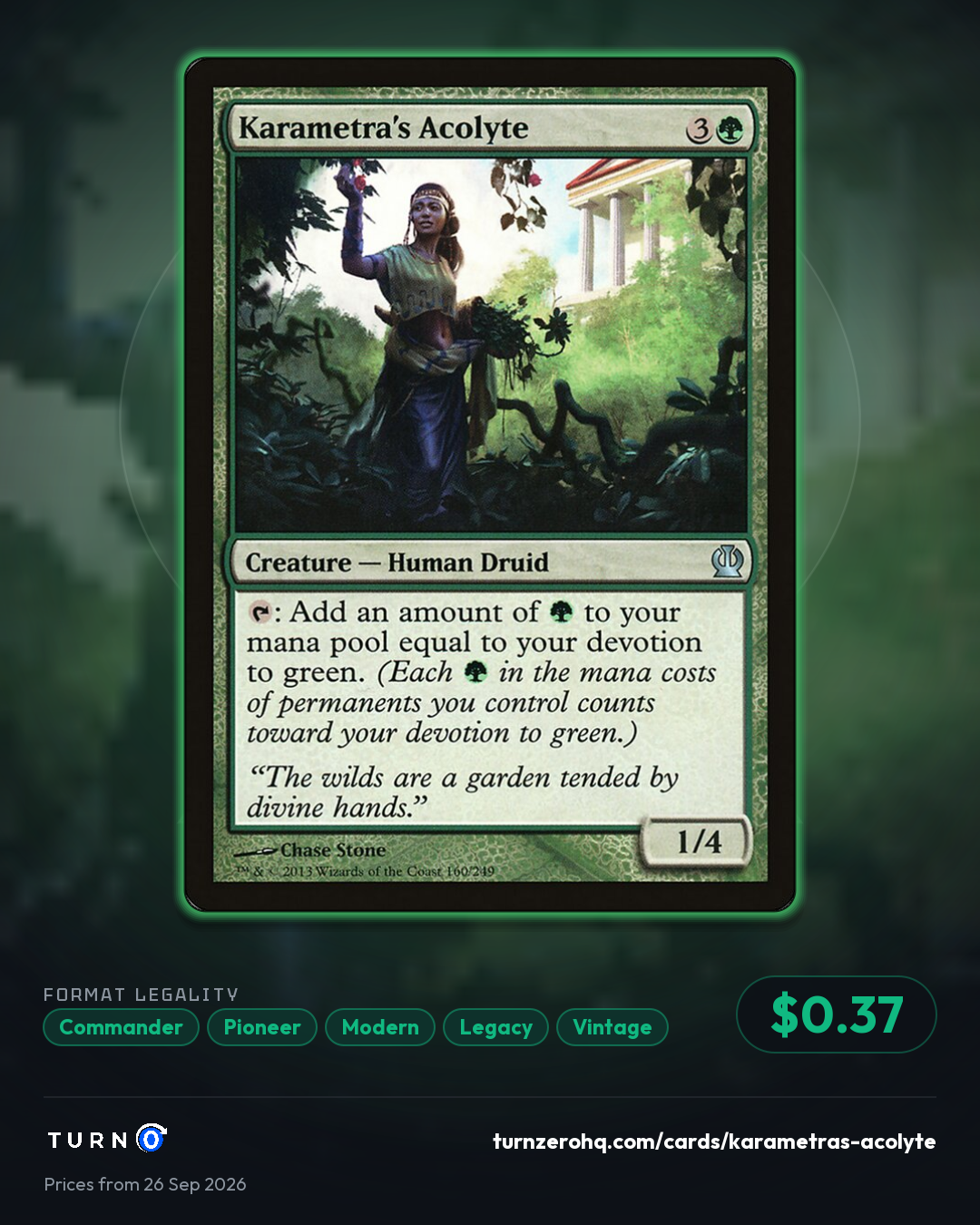 Shareable picture of Karametra's Acolyte