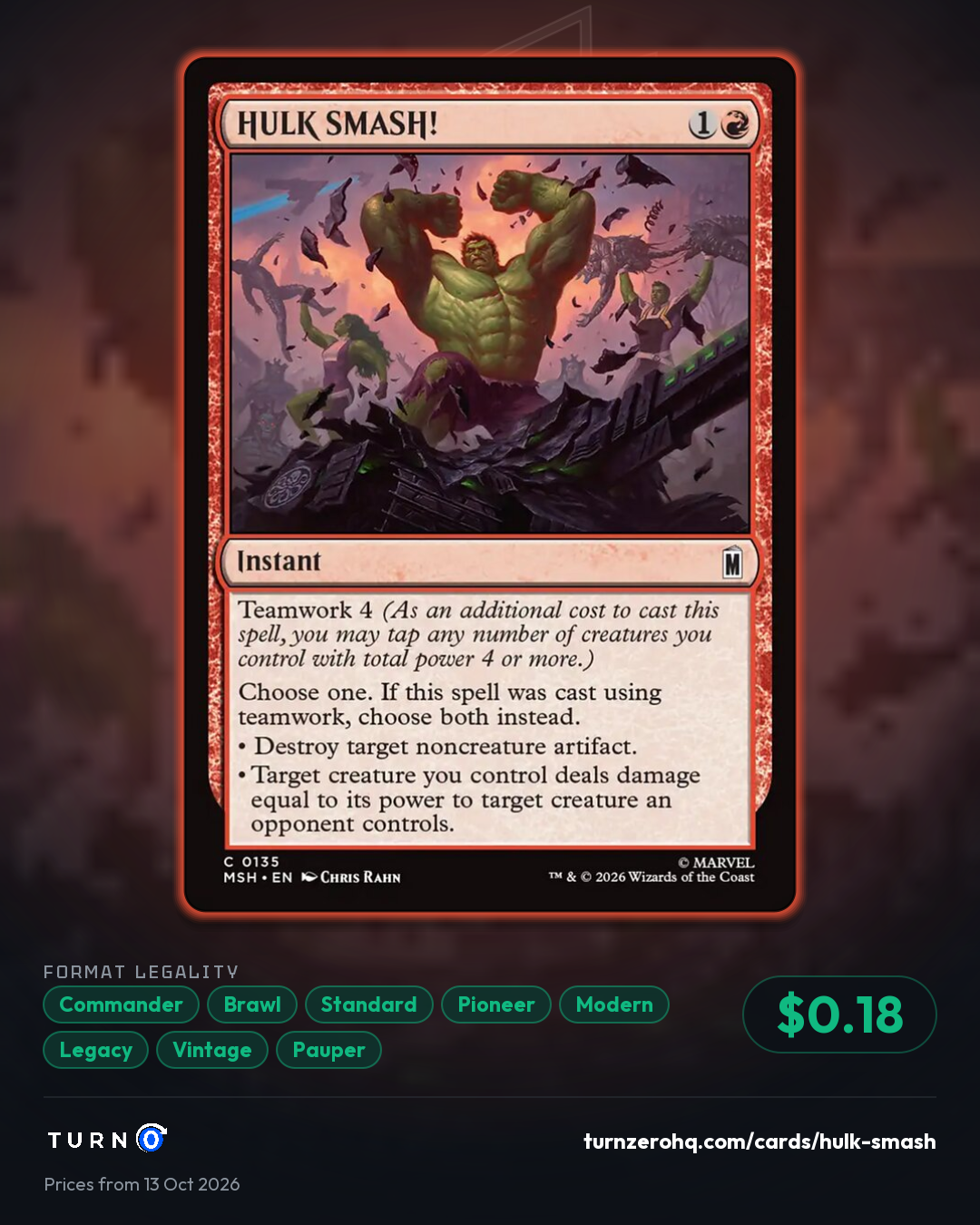 Shareable picture of HULK SMASH!
