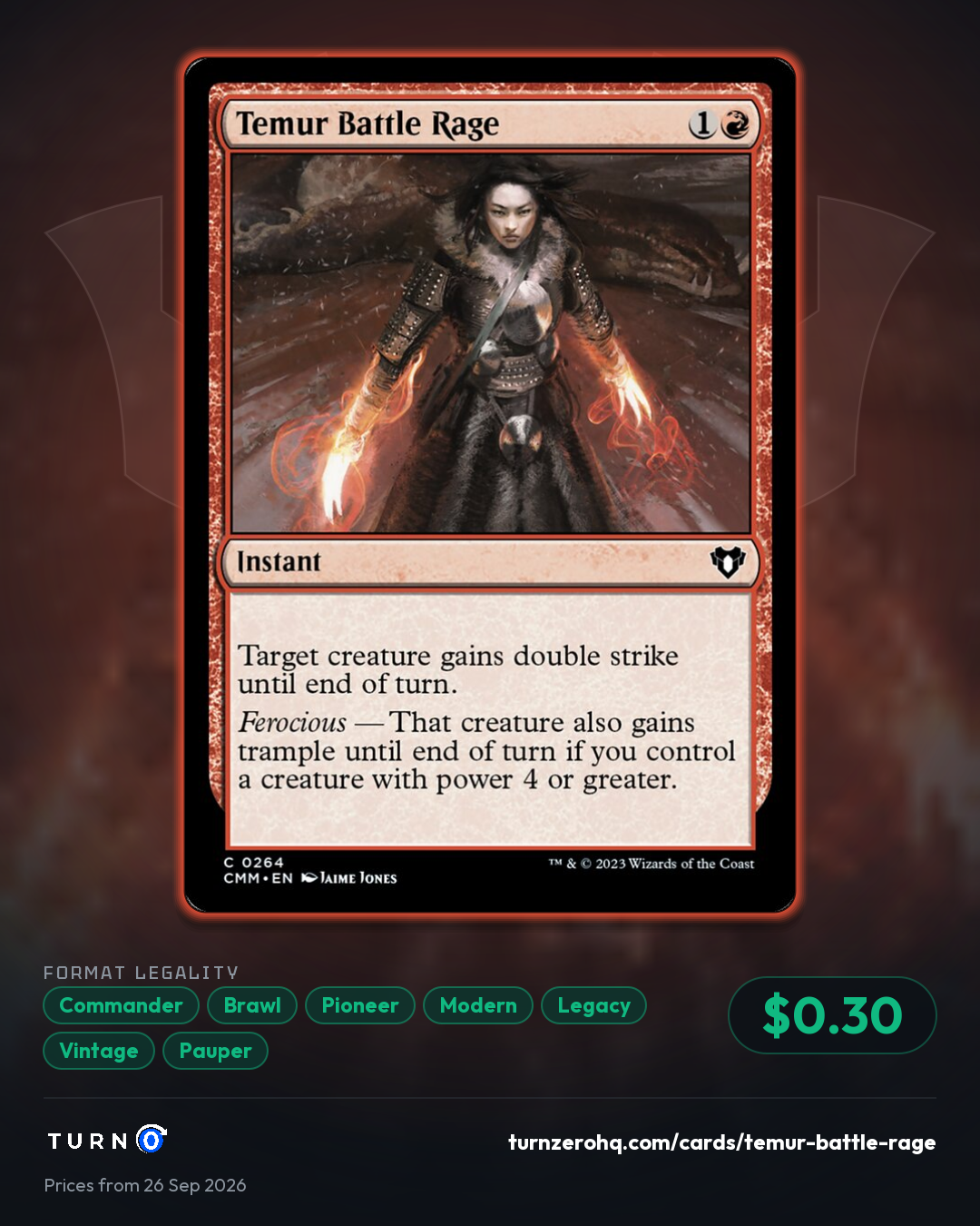 Shareable picture of Temur Battle Rage