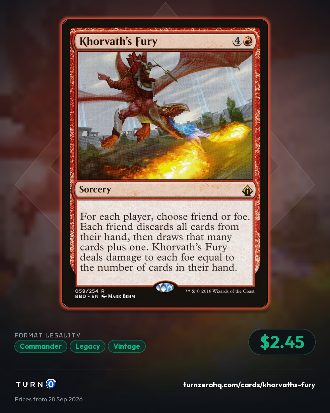 Shareable picture of Khorvath's Fury