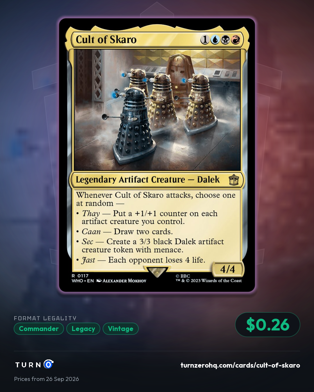 Shareable picture of Cult of Skaro