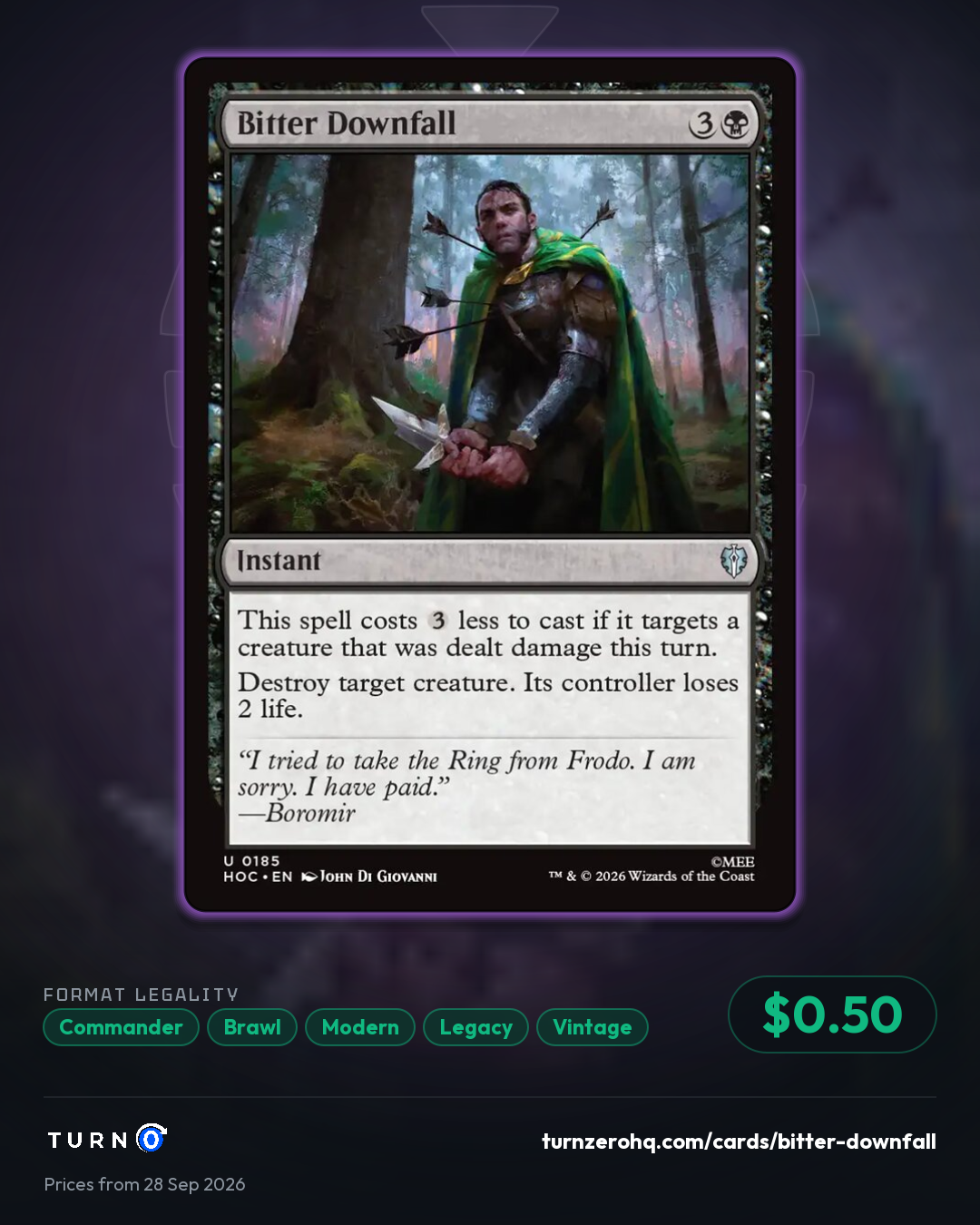 Shareable picture of Bitter Downfall