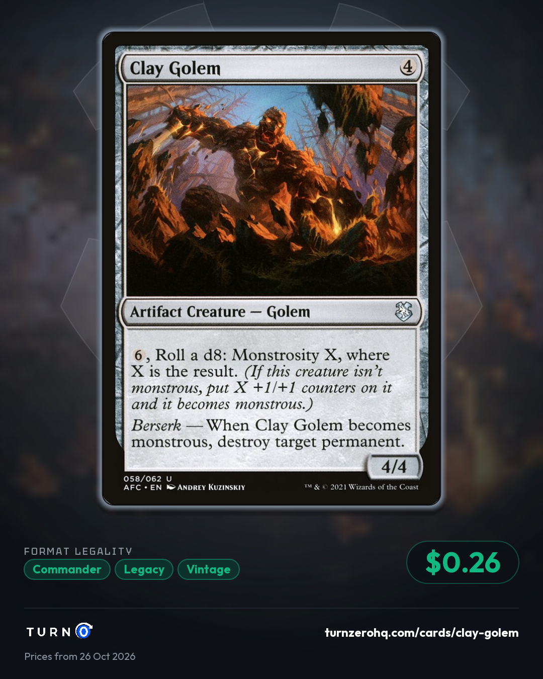 Shareable picture of Clay Golem