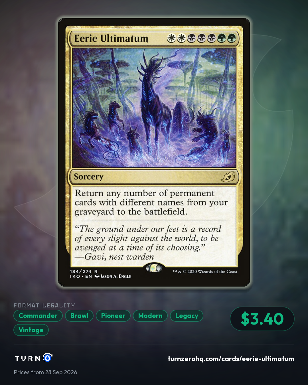 Shareable picture of Eerie Ultimatum