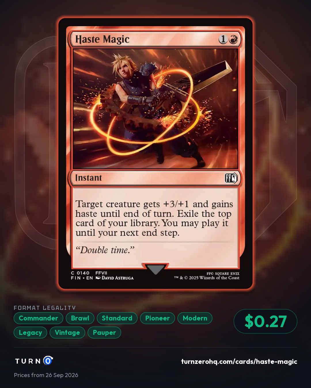 Shareable picture of Haste Magic