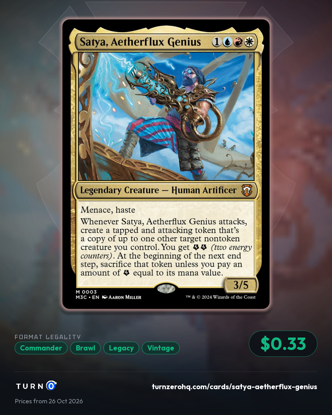 Shareable picture of Satya, Aetherflux Genius