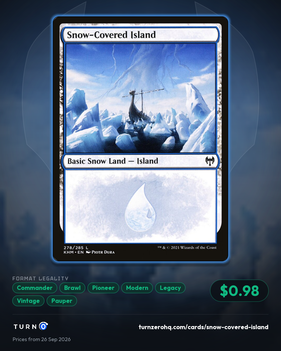 Shareable picture of Snow-Covered Island