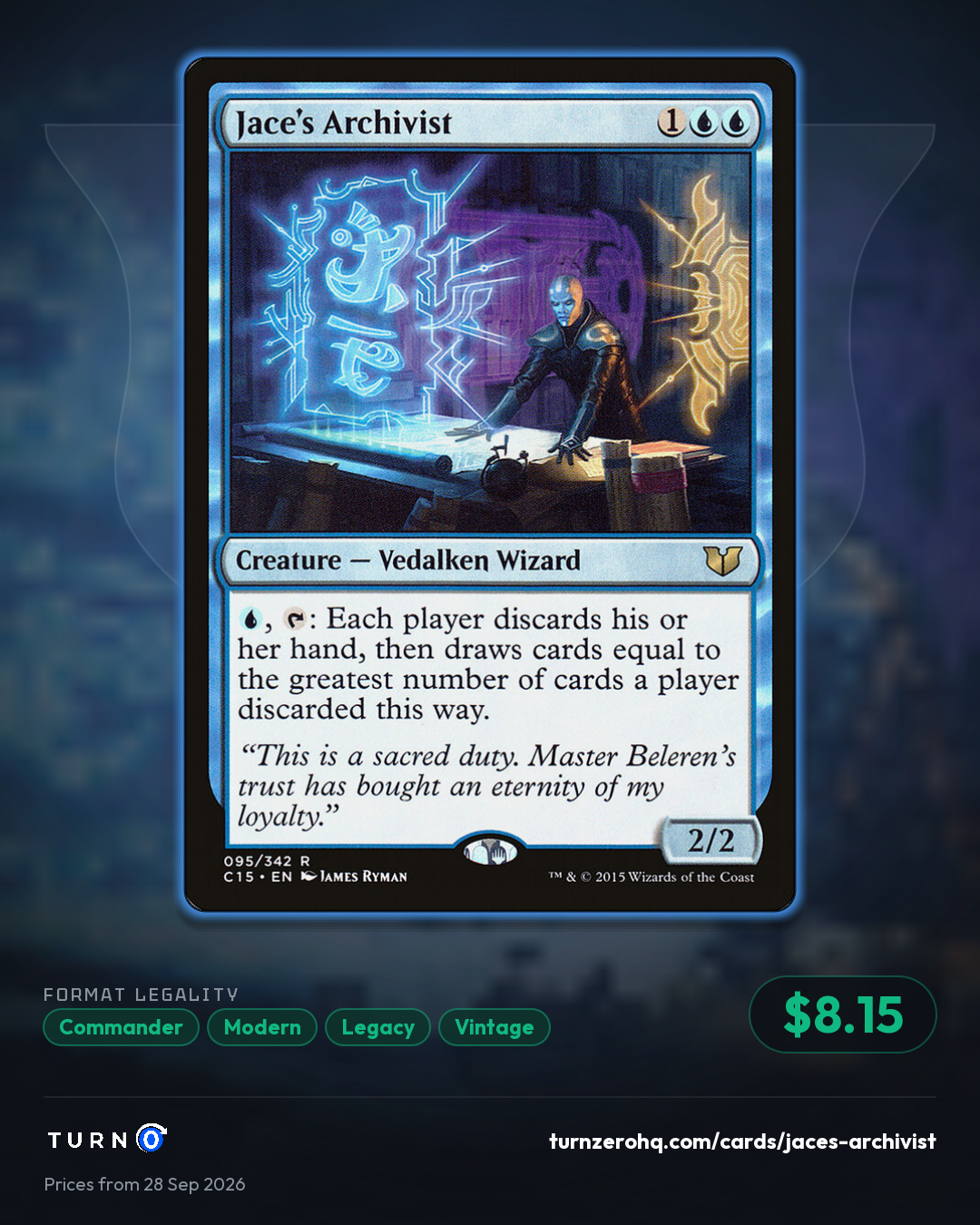 Shareable picture of Jace's Archivist