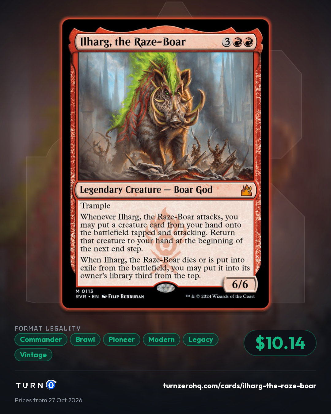Shareable picture of Ilharg, the Raze-Boar