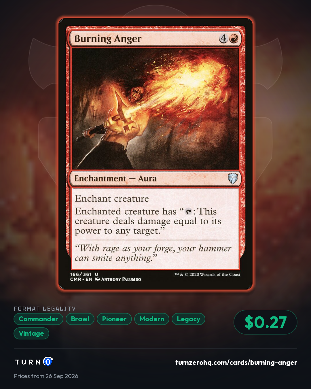 Shareable picture of Burning Anger