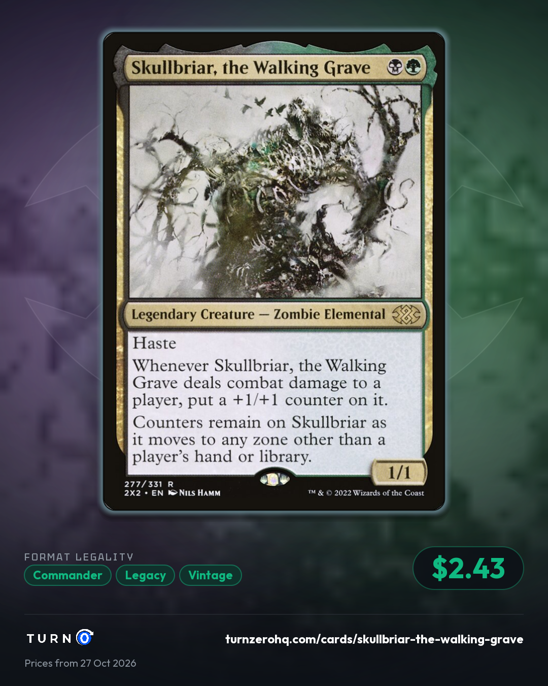 Shareable picture of Skullbriar, the Walking Grave