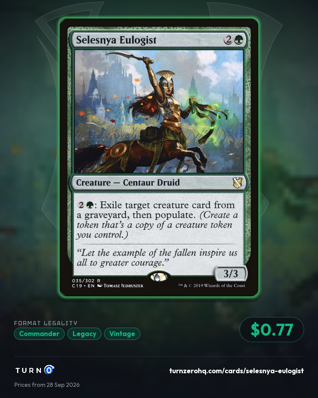 Shareable picture of Selesnya Eulogist