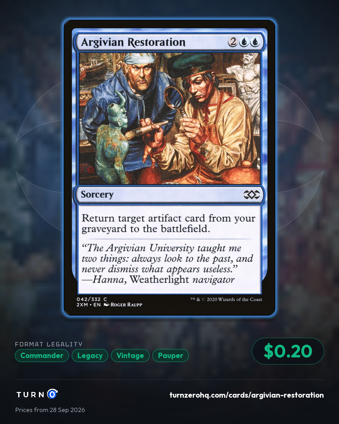 Shareable picture of Argivian Restoration